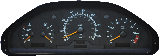 Mercedes C class dashboard speedo LCD pixel repair KIT